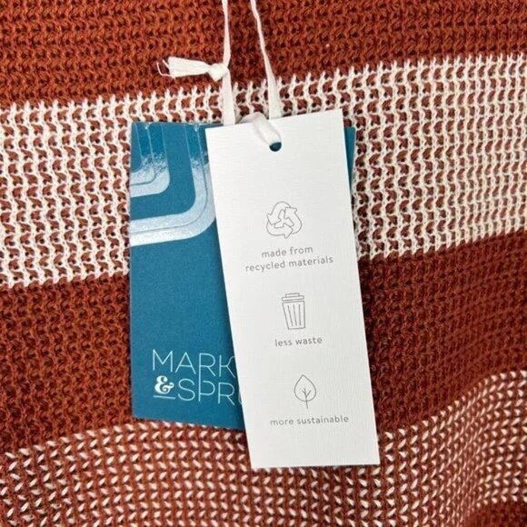 NWT Stitch Fix Market & Spruce Tawnee Cotton Blend Waffle Stitch Sweater Size XL - Picture 6 of 12